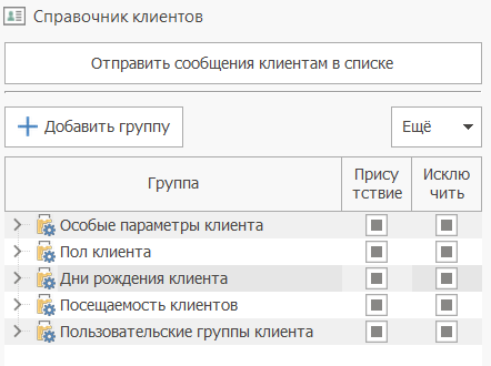 Окно таргетинга