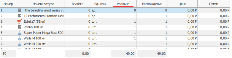 Выбор категории